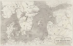 Kart over Østersjøen